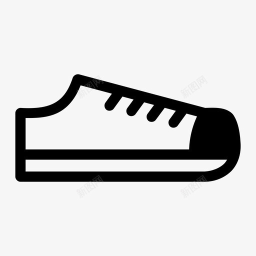 鞋鞋类休闲鞋图标svg_新图网 https://ixintu.com 休闲鞋 运动鞋 鞋 鞋类