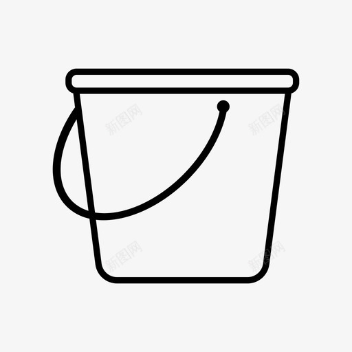 水桶水图标svg_新图网 https://ixintu.com 水 水桶