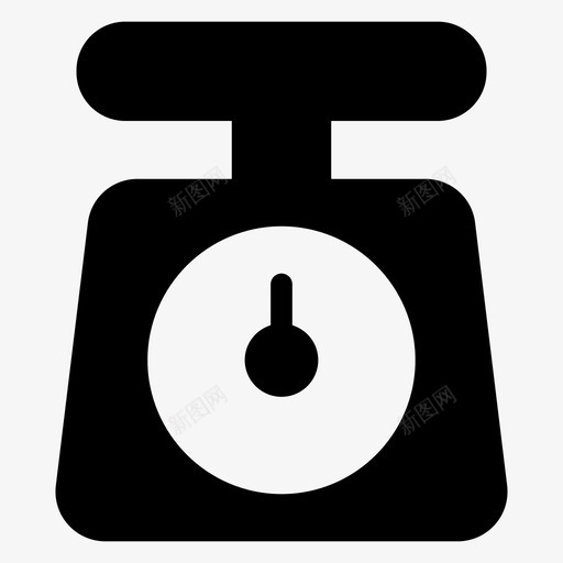 重量公斤机器图标svg_新图网 https://ixintu.com 公斤 机器 测量 称重 米 运动健身glphs图标 重量