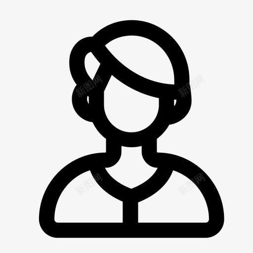 个人资料伙计用户图标svg_新图网 https://ixintu.com 个人资料 伙计 用户