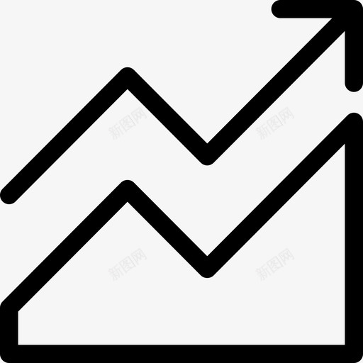 图表分析增长图标svg_新图网 https://ixintu.com 上升 分析 图表 增长 经济第二部分 统计
