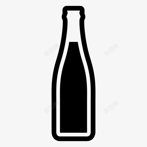 瓶装药品啤酒冷饮图标svg_新图网 https://ixintu.com 冷饮 啤酒 瓶装药品 葡萄酒 饮料