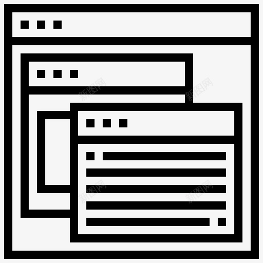 用户界面内容网站图标svg_新图网 https://ixintu.com 内容 用户界面 网站