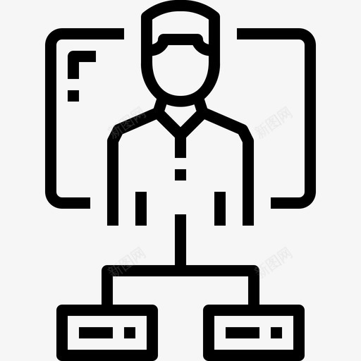 人力资源业务管理图标svg_新图网 https://ixintu.com 业务 人力资源 人力资源概念图标 管理 规划