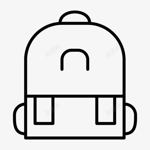 野营背包户外度假图标svg_新图网 https://ixintu.com 度假 户外 野营背包