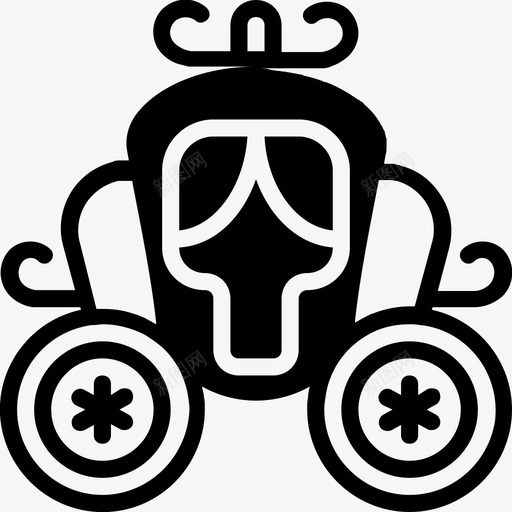 马车童话故事王子图标svg_新图网 https://ixintu.com 公主 故事 故事时间固体 王子 童话故事 马车