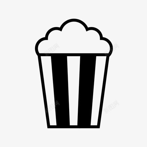 爆米花狂欢节食品马戏团图标svg_新图网 https://ixintu.com 爆米花 狂欢节食品 马戏团