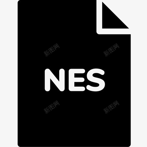 nes文件扩展名格式图标svg_新图网 https://ixintu.com nes文件 扩展名 文件格式vol4glyph 格式 类型