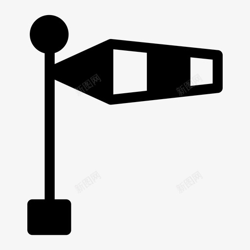风向标方向预报图标svg_新图网 https://ixintu.com 天气 方向 预报 风向标