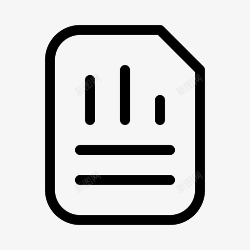 条形图统计财务ios优化图标svg_新图网 https://ixintu.com 条形图 统计 财务ios优化