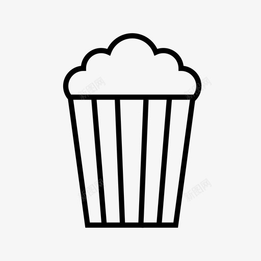爆米花狂欢节食品马戏团图标svg_新图网 https://ixintu.com 爆米花 狂欢节食品 马戏团