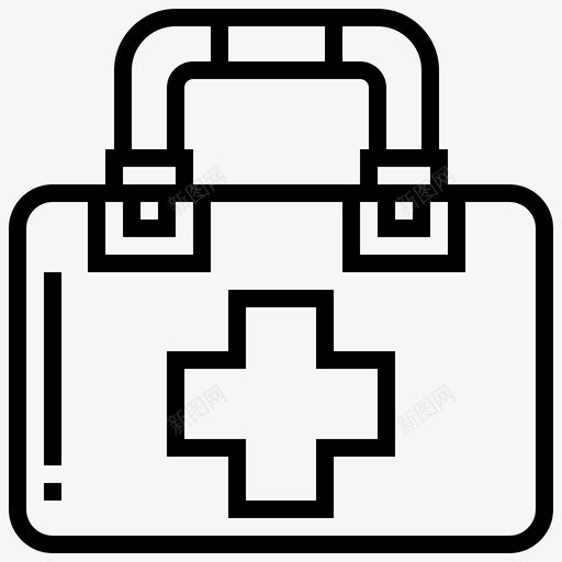 药包健康医院图标svg_新图网 https://ixintu.com 健康 医疗 医院 药包