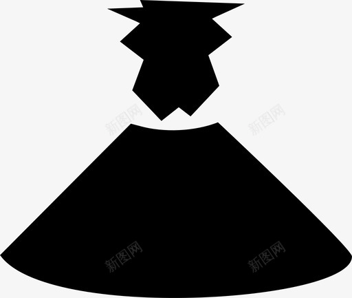 意外火山爆发图标svg_新图网 https://ixintu.com 意外 火山爆发