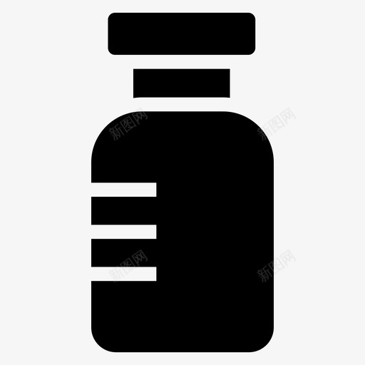 罐子烧杯商业图标svg_新图网 https://ixintu.com 化学 商业 实验室 烧杯 科学雕文图标 罐子