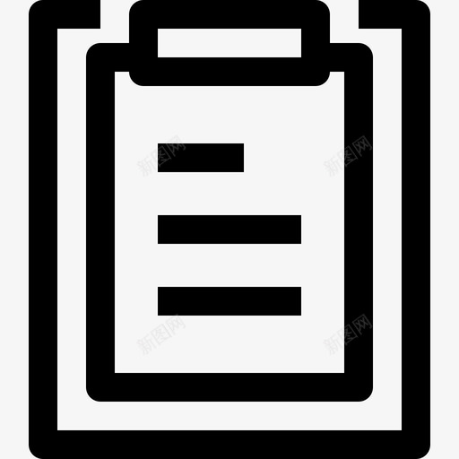 剪贴板基本界面图标svg_新图网 https://ixintu.com 剪贴板 基本 基本集合5 用户界面 界面