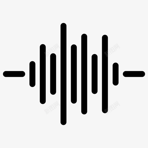均衡器声波音乐1图标svg_新图网 https://ixintu.com 均衡器 声波 音乐1