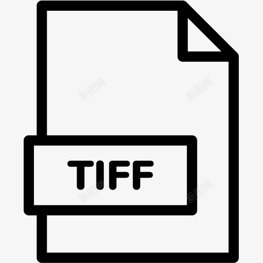 tiff文件扩展名格式图标svg_新图网 https://ixintu.com tiff文件 扩展名 文件格式vol2行 格式 类型