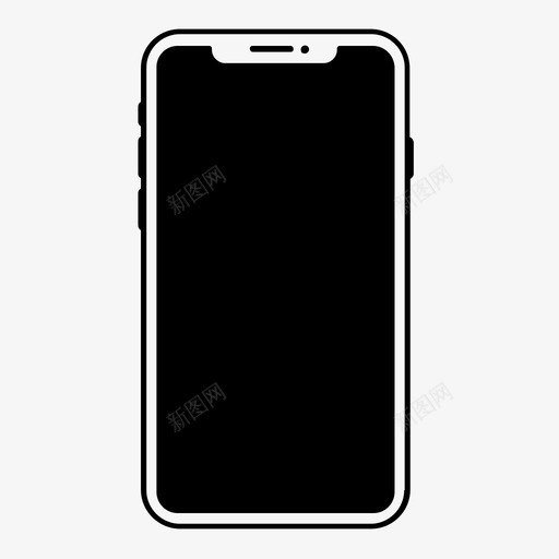 iphonex手机图标svg_新图网 https://ixintu.com iphonex 手机