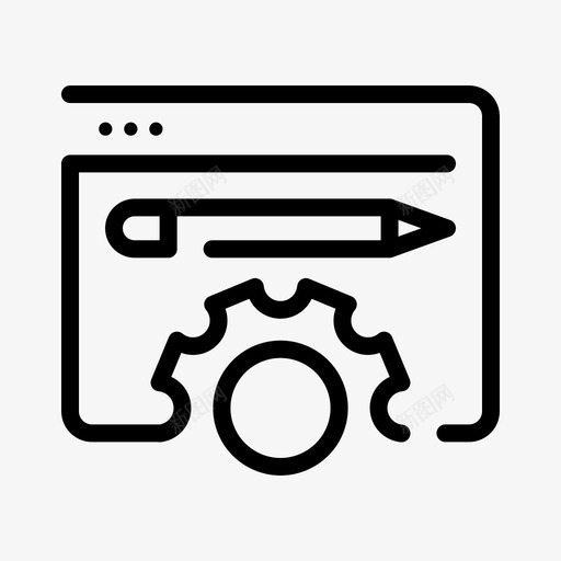 网站开发内容维护图标svg_新图网 https://ixintu.com 内容 写作 创意技术 管理 维护 网站开发
