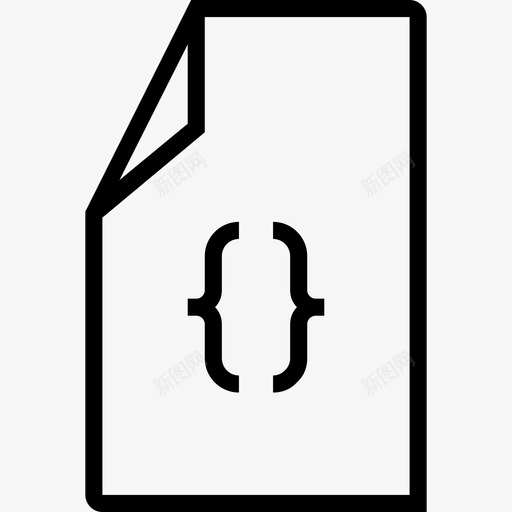 文件代码脚本图标svg_新图网 https://ixintu.com 代码 文件 脚本