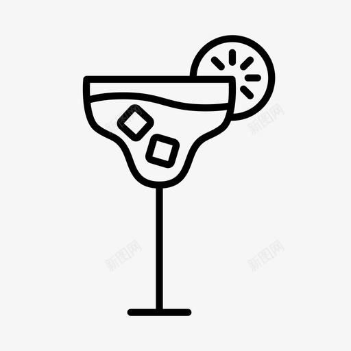 喝酒庆祝鸡尾酒图标svg_新图网 https://ixintu.com 喝酒 庆祝 聚会 节日 除夕 鸡尾酒