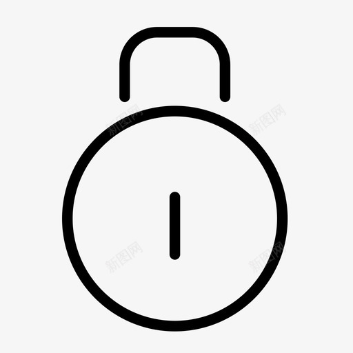 挂锁封锁关闭图标svg_新图网 https://ixintu.com 停止 关闭 安全 封锁 挂锁