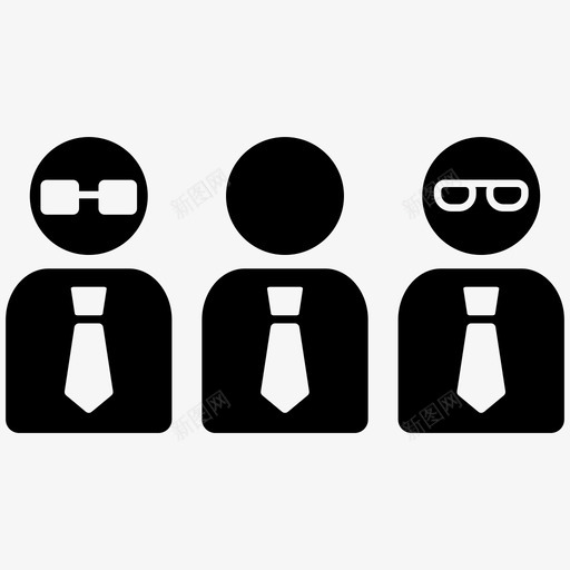公司职员公司成员雇员图标svg_新图网 https://ixintu.com 企业 公司成员 公司职员 团体 工人 雇员