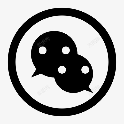 ic_weichat - circle - osvg_新图网 https://ixintu.com ic_weichat - circle - o