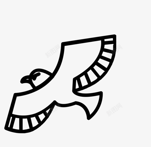 老鹰svg_新图网 https://ixintu.com 老鹰