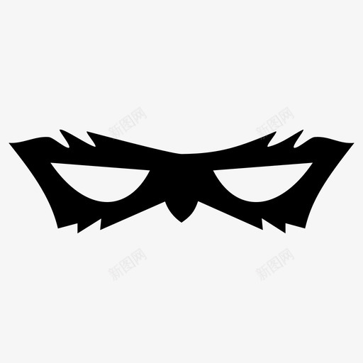面具嘉年华面具眼罩图标svg_新图网 https://ixintu.com 嘉年华面具 眼罩 面具