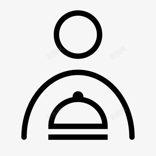 一人食svg_新图网 https://ixintu.com 一人食