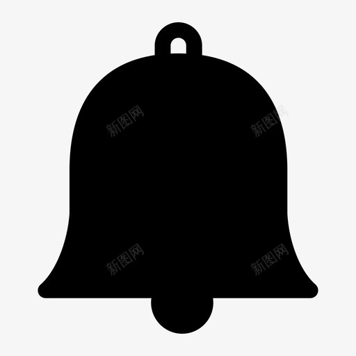 提醒铃铛svg_新图网 https://ixintu.com 提醒铃铛