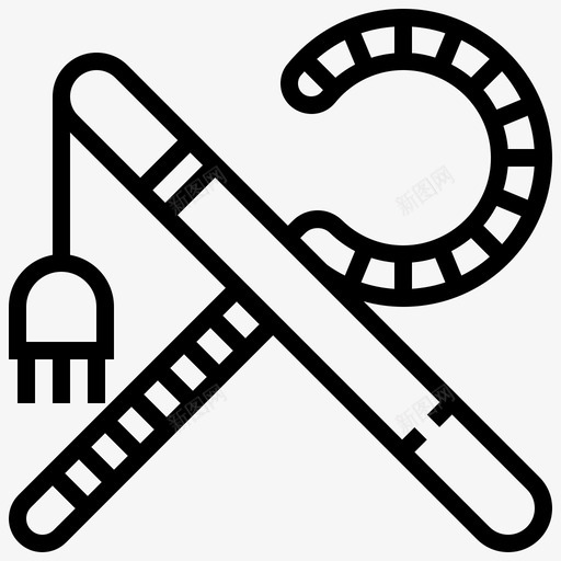 杖埃及符号图标svg_新图网 https://ixintu.com 埃及 埃及符号 杖 符号