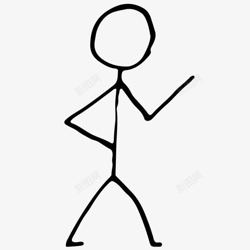 人去男人图标svg_新图网 https://ixintu.com 人 去 木棍 男人 素描 说话