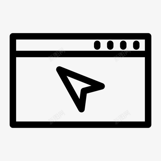 导航浏览器浏览器界面浏览器窗口图标svg_新图网 https://ixintu.com web浏览器 导航浏览器 浏览器界面 浏览器窗口 通知