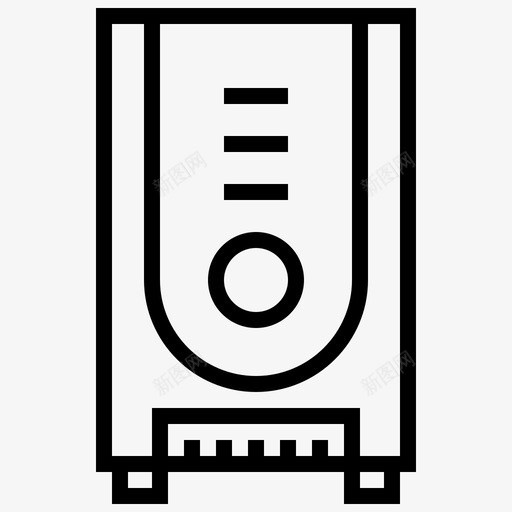 ups备用电源图标svg_新图网 https://ixintu.com ups 备用 工厂元件 应急电源 支持 电源