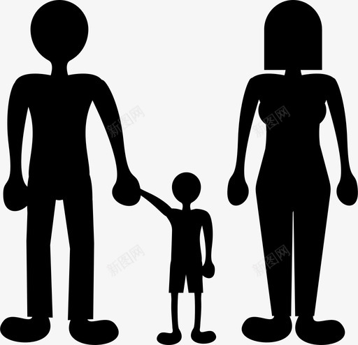 家人孩子爸爸图标svg_新图网 https://ixintu.com 妈妈 孩子 家人 爸爸