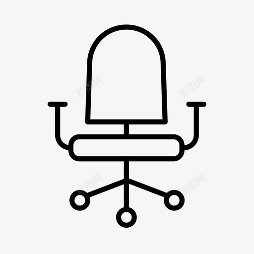 办公椅办公桌图标svg_新图网 https://ixintu.com 办公桌 办公椅