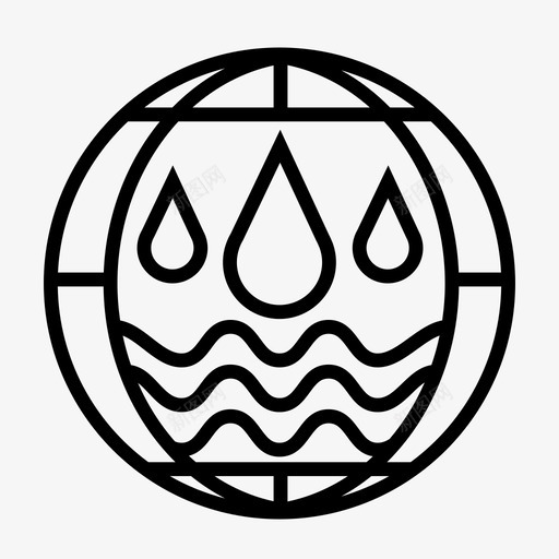 世界水日国际日图标svg_新图网 https://ixintu.com 世界水日 国际日