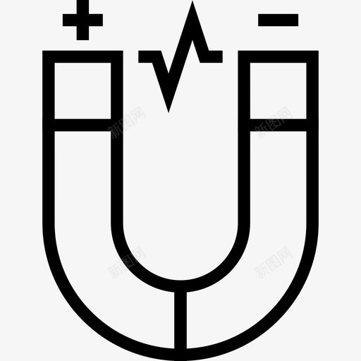 磁性吸引力物理图标svg_新图网 https://ixintu.com 吸引力 快照 物理 研究和科学 磁性 能量