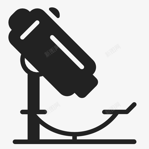 显微镜透镜放大镜图标svg_新图网 https://ixintu.com 放大镜 显微镜 药品 透镜