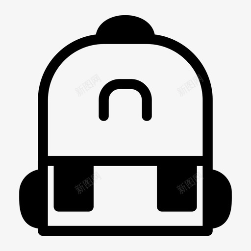 野营背包探险集装箱图标svg_新图网 https://ixintu.com 户外 探险 物品 野营背包 集装箱