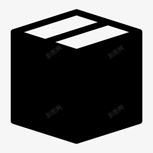移动箱纸板箱送货箱图标svg_新图网 https://ixintu.com 仓储 包裹 移动箱 纸板箱 送货箱