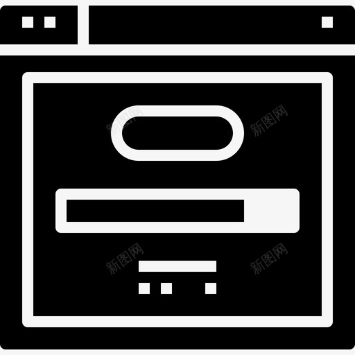 web浏览器界面搜索图标svg_新图网 https://ixintu.com ui web浏览器 web浏览器详细信息实心图标 搜索 界面
