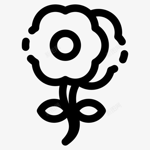 鲜花庆祝约会图标svg_新图网 https://ixintu.com 婚礼 庆祝 爱情 约会 鲜花