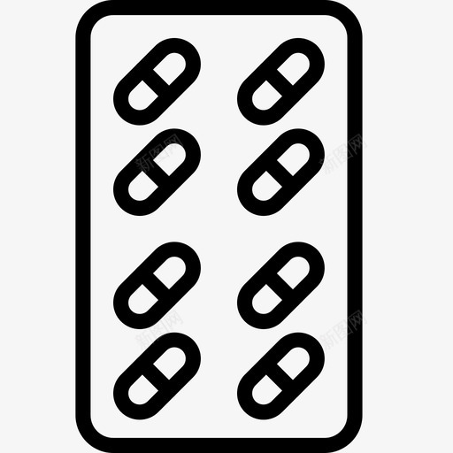 药片药物止痛药图标svg_新图网 https://ixintu.com 医学图标 止痛药 药片 药物