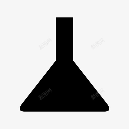 锥形烧瓶实验玻璃图标svg_新图网 https://ixintu.com 实验 液体 玻璃 科学 锥形烧瓶