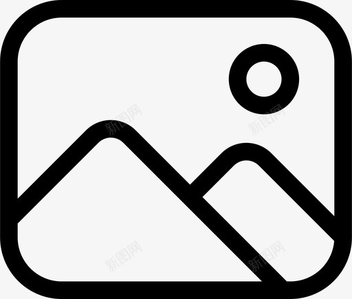 照片信使图标svg_新图网 https://ixintu.com 信使 照片
