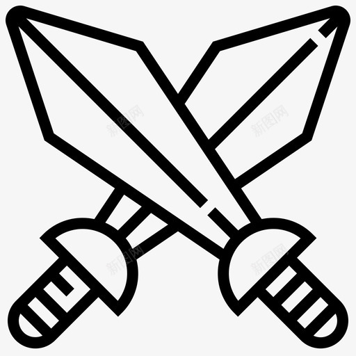 武器海盗图标svg_新图网 https://ixintu.com 武器 海盗