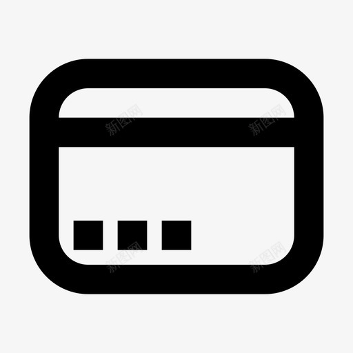 银行卡金融货币图标svg_新图网 https://ixintu.com 货币 金融 金融材料 银行卡